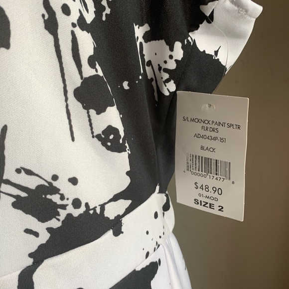 Fashion to Figure Paint Splatter Dress - Picture 2 of 3